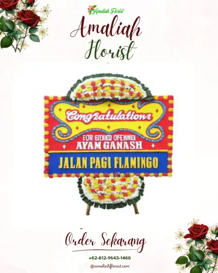 Sewa Papan Bunga Petasia Barat