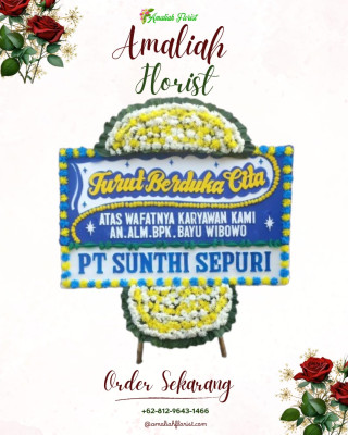 Papan Bunga Duka di Petasia Barat