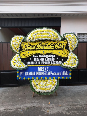 Papan Bunga Duka di Petasia Barat